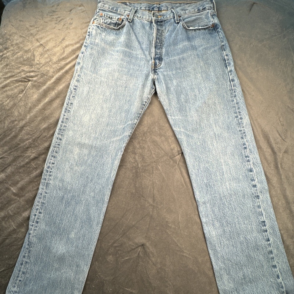 Levi's 501 Vintage Jeans Y2K 36 X 34 Men's Stone Wash